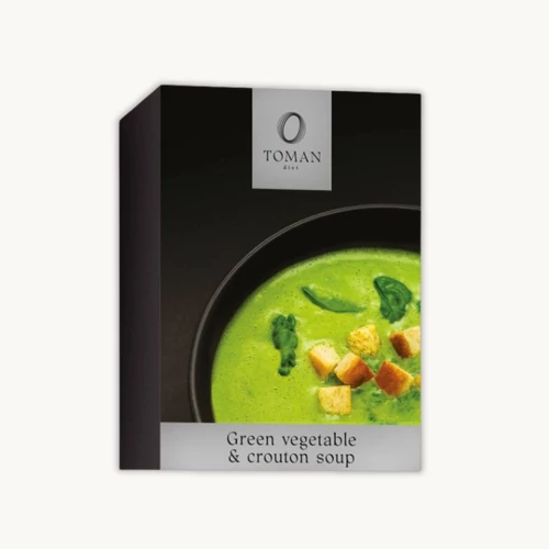 Toman Diet zöld krémleves krutonnal