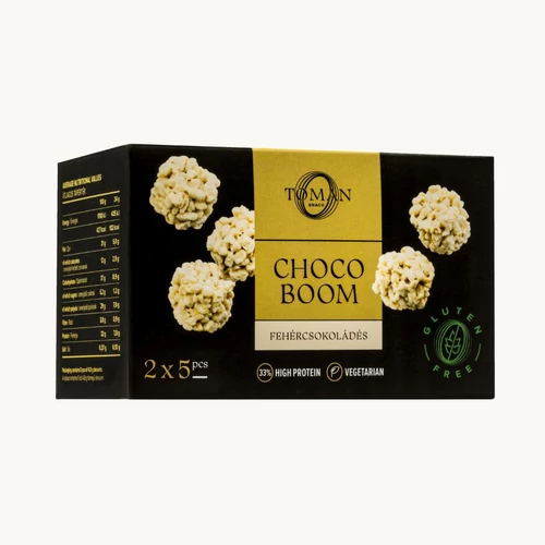 Toman Diet gluténmentes fehércsokoládés ChocoBoom